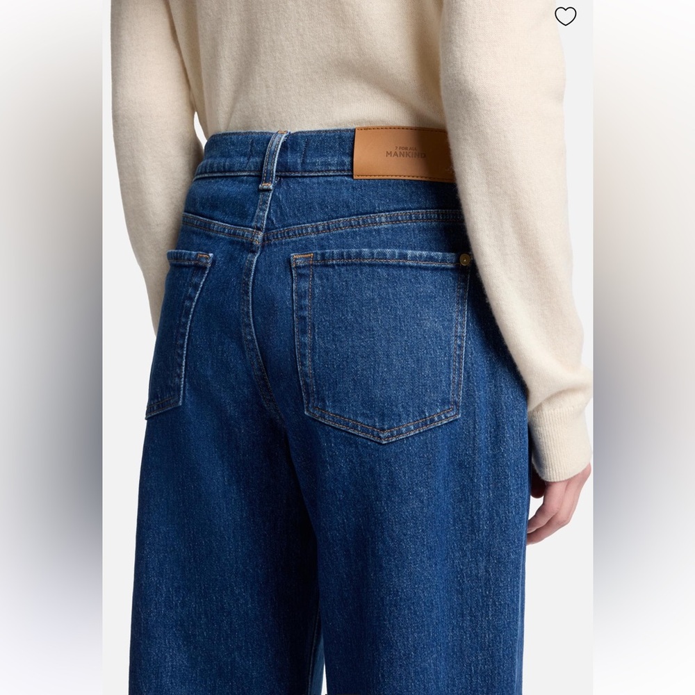 7 For All Mankind High Rise Lotta Flared Leg Jeans In Artifact New With Tags! — image 2 of 8